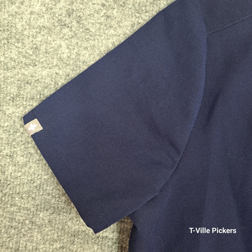 FIGS Casma Navy Blue V-Neck Scrub Top Technical Collection FW1100 Womens Small - Picture 9 of 14